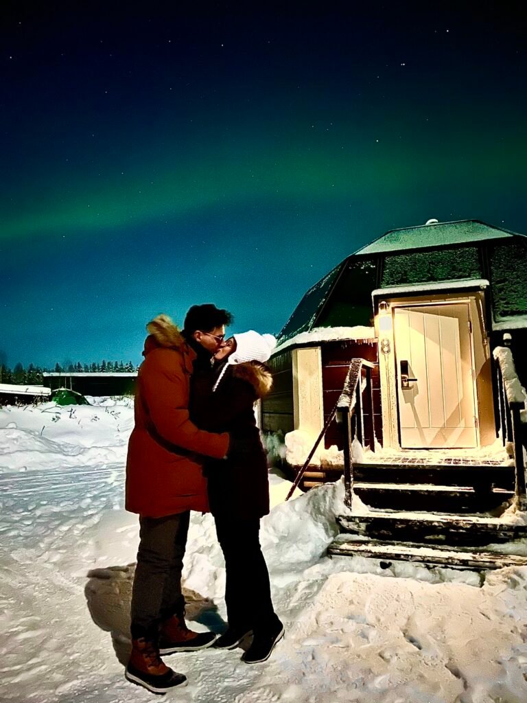 aurora boreale in finlandia