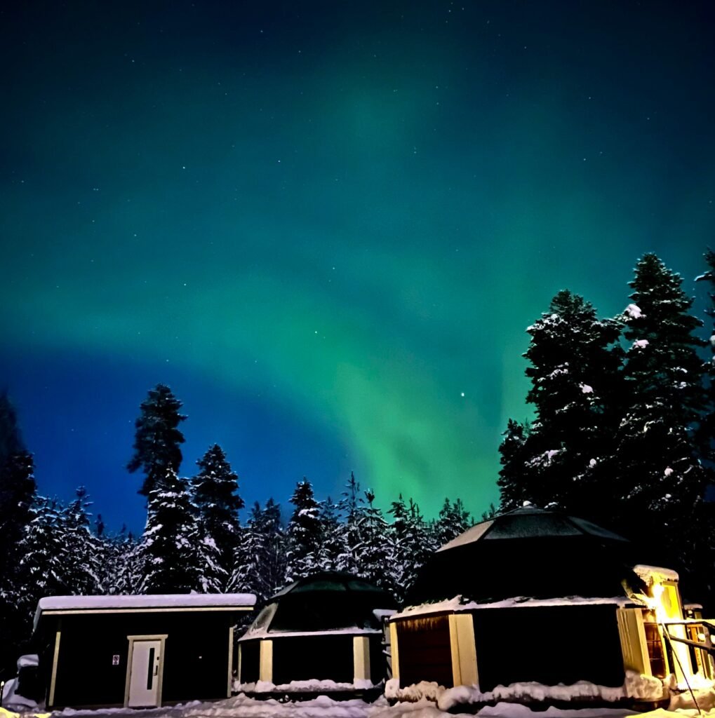 aurora boreale lapponia finlandese