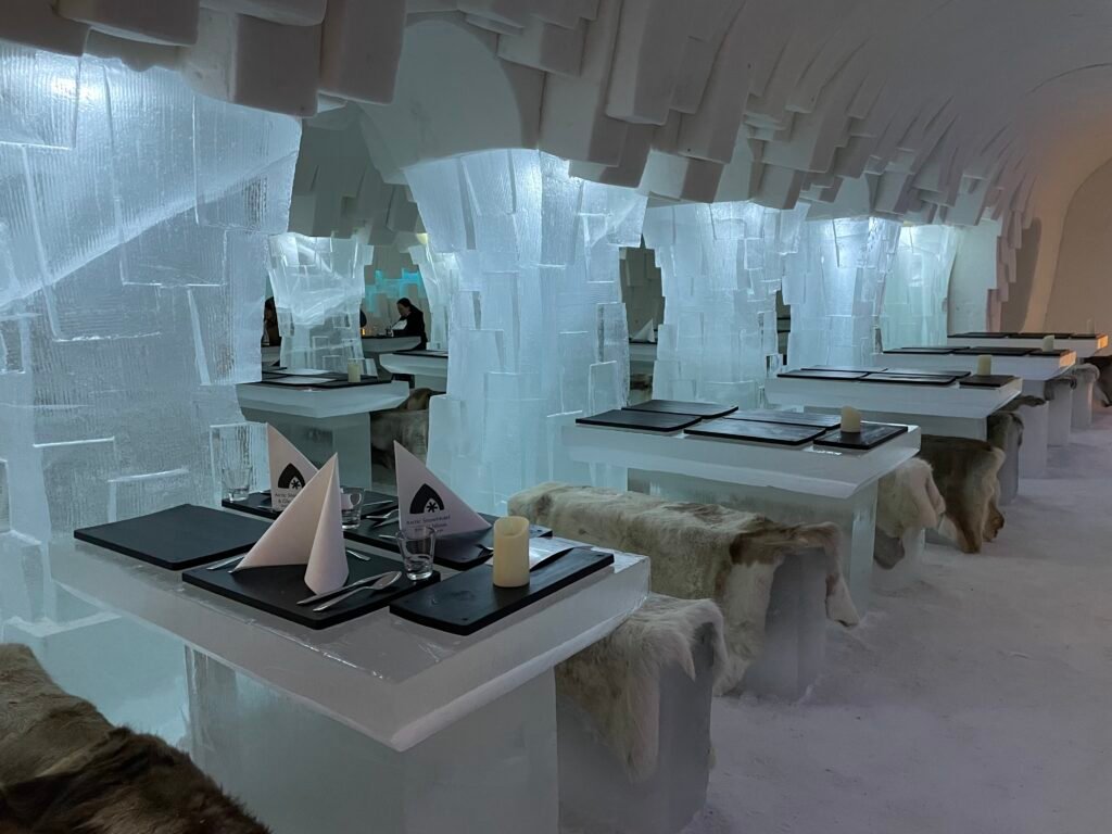Ristorante di ghiaccio Artic&snow hotel